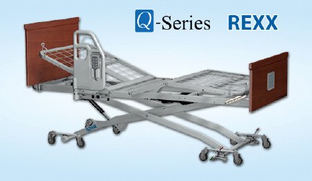 Span America Electric Bed Rexx Fast Long Term Care 84-1/2 Inch Length Orthopedic Grid Deck 7-7/8 to 27 Inch Height Range - Each - QD2250MLF-EA