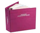 Carstens Prefilled Binder Carstens® 3 Ring Navy Blue / Silver Side Opening - Each - 1792-3R-EA