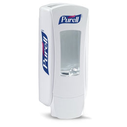 GOJO Hand Hygiene Dispenser Purell® ADX-12™ White Plastic Manual Push 1200 mL Wall Mount - Case of 6 - 8820-06-CS