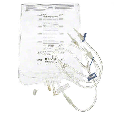 B. Braun EVA Gravity Mixing Container 2000 mL - Case of 40 - 2112364-CS