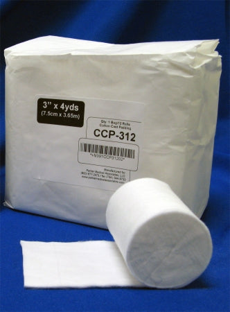 Carolina Narrow Fabric Cast Padding Undercast Performance Padding™ 4 Inch X 4 Yard Cotton NonSterile - Bag of 12 - CCP412-BG