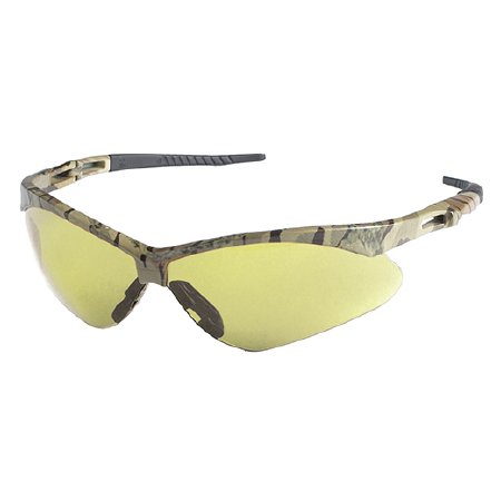 Kimberly Clark Safety Glasses Jackson Safety® Nemesis Anti-fog Coating Amber Tint Polycarbonate Lens Camouflage Frame Over Ear One Size Fits Most - Case of 12 - 22610-CS