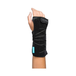 Ossur Wrist Brace Ossur® Formfit® Universal Aluminum / Copper / Cotton / Polyamide / Polyester / Polyurethane Left Hand Black One Size Fits Most - Each - B-252603109-EA