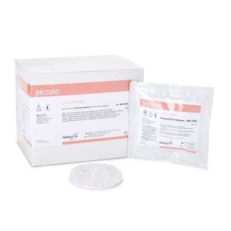 Abbott Point of Care Reagent Piccolo® Lipid Panel Quantitative Determination CHOL, HDL, TRIG, LDL, VLDL, TC/H For Piccolo® Blood Chemistry Analyzer or Piccolo® Xpress™ Chemistry Analyzer 10 Disc / Box - Box of 10 - 07P0205-BX