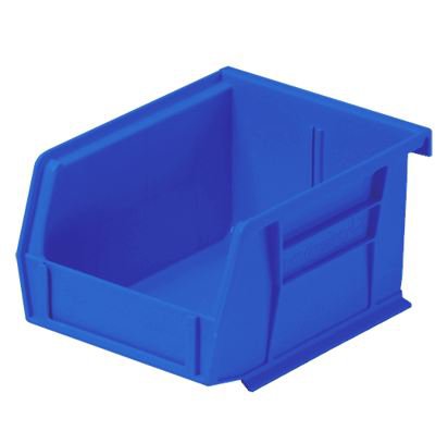 Health Care Logistics Storage Bin HCL® Super Tough Blue Plastic 3 X 4-1/8 X 5-3/8 Inch - Each - 1400B-EA