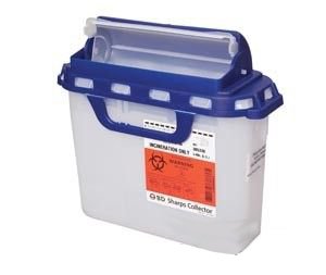 BD Pharmaceutical Waste Container Recykleen™ White Base 12 H X 12 W X 4-4/5 D Inch Horizontal Entry 1.35 Gallon - Case of 20 - 305058-CS