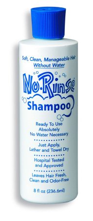 CleanLife Products Rinse-Free Shampoo No Rinse® 8 oz. Flip Top Bottle Scented - Each - 07524400100-EA