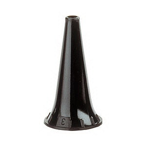 Heine USA Reusable Tip 3mm, Black, Sanalon S Plastic, Autoclavable up to 134Â°C, Reusable Tip, Ergonomic Shape For BETA400, BETA200, K180, mini3000, Mini3000 Otoscope - Each - B-000.11.108-EA