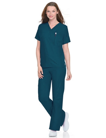 Landau Uniforms Scrub Pants 2X-Large Caribbean Blue Unisex - Each - 85221CARIBXXL-EA