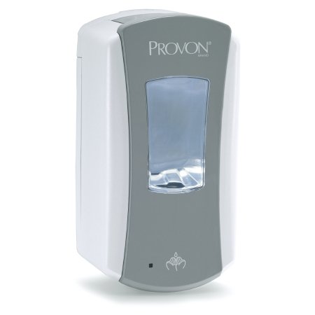 GOJO Hand Hygiene Dispenser PROVON® LTX-12™ Gray / White Plastic Touch Free 1200 mL Wall Mount - Case of 4 - 1971-04-CS