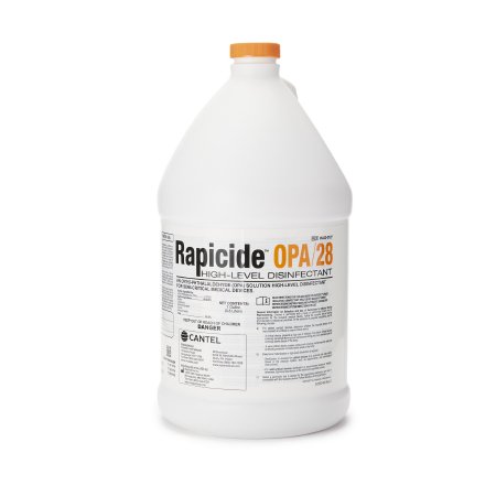 SPS Medical Supply OPA High-Level Disinfectant Rapicide® OPA/28 RTU Liquid 1 gal. Jug Max 28 Day Reuse - Each - ML02-0127-EA