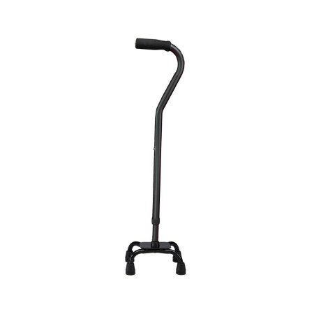 Apex-Carex Healthcare Small Base Quad Cane Carex® Aluminum 28 to 37 Inch Height Black - Case of 2 - FGA74101 0000-CS