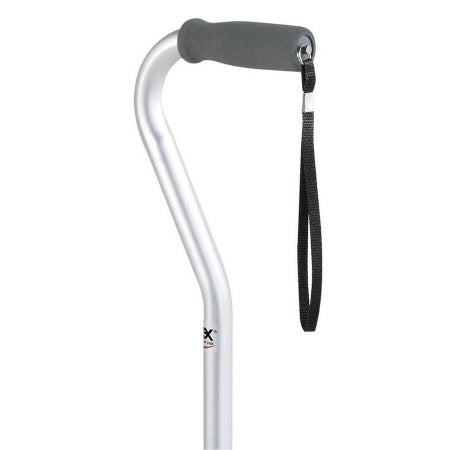 Apex-Carex Healthcare Offset Cane Carex® Aluminum 29 to 38 Inch Height Silver - Case of 6 - FGA785C0 0000-CS