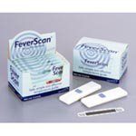Liquid Crystal Resource Disposable Forehead Thermometer FeverScan™ 94 to 104 °F Line Indicator Display - Box of 100 - P430-100-BX