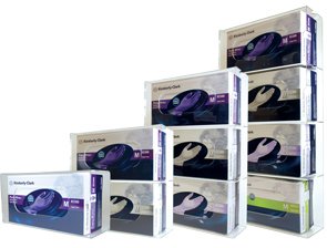 Unimed - Midwest Glove Box Holder Side Load with Dividers Horizontal Mounted 4-Box Capacity Clear 3-3/4 X 11-1/4 X 21-3/4 Inch Acrylic - Each - CGT4061004-EA