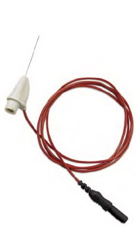 Natus Medical EMG Needle Electrode with Leadwire Teca® MyoJect™ 27 Gauge X 1 Inch Length X 30 Inch Lead Length Coated Stainless Steel Sterile Sharp Needle Tip Disposable - Box of 10 - MJT-2527-LL-BX