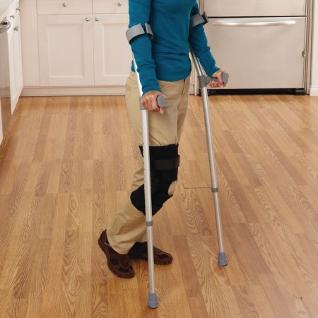 Patterson Medical Supply Forearm Crutches Days Tall Adult Aluminum Frame 300 lbs. Weight Capacity - Pair - 081561810-PR