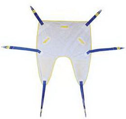 Alimed Single Patient Split Leg Sling Without Head Support Medium 140 to 200 lbs. Weight Capacity - Case of 10 - 70130-CS