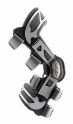 DJO Knee Brace OA Nano™ Medial Medium D-Ring / Hook and Loop Strap Closure 18-1/2 to 21 Inch Thigh Circumference / 14 to 15 Inch Knee Circumference / 14 to 16 Inch Calf Circumference Right Knee - Each - 11-1214-3-EA