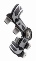 DJO Knee Brace OA Nano™ Medial Large D-Ring / Hook and Loop Strap Closure 21 to 23-1/2 Inch Thigh Circumference / 15 to 17 Inch Knee Circumference / 16 to 18 Inch Calf Circumference Right Knee - Each - 11-1214-4-EA