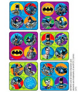Medibadge Disney® 300 per Unit Batman MiniBadges Sticker - Pack of 90 - 2486P-PK