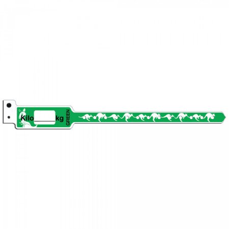 Precision Dynamics Identification Wristband KangaBand® Write On Band Permanent Snap Kilo (kg) - Box of 250 - KG470SGR-11-PDJ-BX