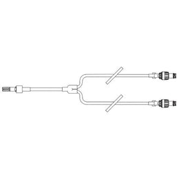 Baxter IV Extension Set Baxter® Needle-Free Port Micro Bore 5-7/10 Inch Tubing Without Filter Sterile - Case of 200 - 7N8371-CS