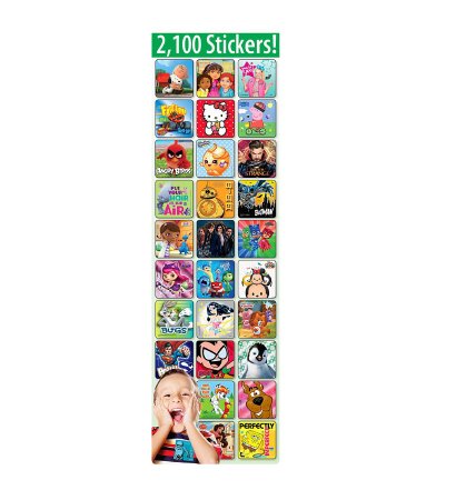 Medibadge Kids Love Stickers® 75 per Unit Character Licensed Sticker - Pack of 1 - CLS-PK