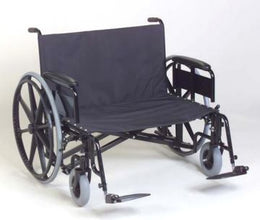 Graham-Field Bariatric Wheelchair Regency XL 2000 Heavy Duty Dual Axle Full Length Arm Swing-Away Elevating Legrest Black Upholstery 32 Inch Seat Width Adult 700 lbs. Weight Capacity - Each - 67322050-EA
