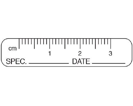 Shamrock Scientific Pre-Printed Label Shamrock Laboratory Use White Adhesive ID ____Date______ Black Lab / Specimen 3/8 X 1-3/4 Inch - Roll of 1 - SMS-34-RL
