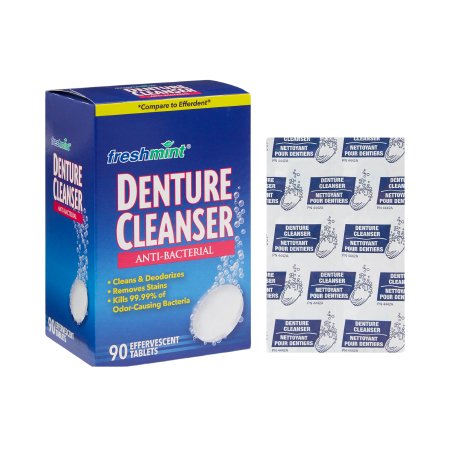 New World Imports Denture Cleaner Freshmint® Mint Flavor - Box of 1 - DENT90-BX