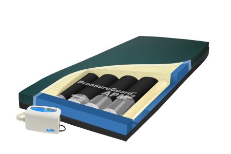 Span America Alternating Pressure Mattress PressureGuard® APM2 Alternating Pressure System 39 X 80 X 7 Inch - Each - AP28039-29-EA