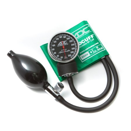 American Diagnostic Corp Aneroid Sphygmomanometer Unit Diagnostix™720 Series Child Nylon 13 - 19.5 cm Pocket Aneroid - Each - 720-9CGR-EA
