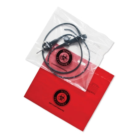 Medegen Medical Products LLC Reclosable Bag 20 X 24 Inch LLDPE Clear / Black Zipper Closure - Case of 200 - 5051-CS