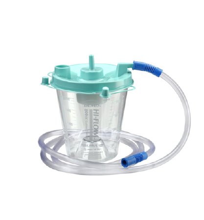 Bemis Healthcare Rigid Suction Canister Kit Hi-Flow™ 800 mL Sealing Lid - Each - 8002K 055-EA