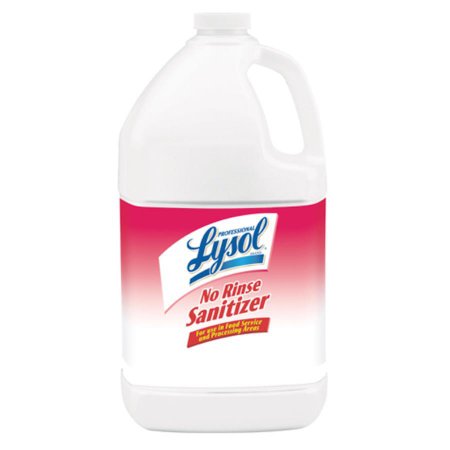 Lagasse Professional Lysol® No Rinse Surface Disinfectant Cleaner Ammoniated Manual Pour Liquid Concentrate 1 gal. Jug Mild Scent NonSterile - Case of 4 - RAC74389-CS