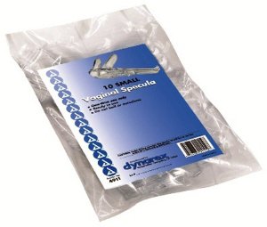 Dynarex Vaginal Speculum dynarex® Pederson NonSterile Office Grade Polystyrene Small Double Blade Duckbill Disposable Without Light Source Capability - Case of 100 - 4911-CS