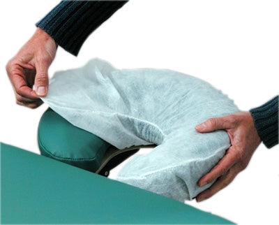 Fabrication Enterprises Headrest Cover Massage Chair Face Cradle Cover - Case of 500 - 15-3737-500-CS