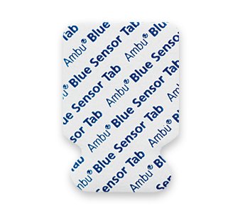 Ambu ECG Resting Electrode Polymer Backing Radiolucent Tab Connector 10 per Pack - Pack of 100 - BS-TAB-2300/100-PK