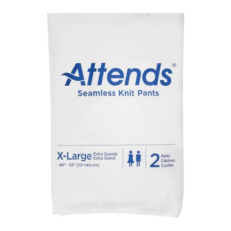 Attends Healthcare Products Attends® Knit Pant Unisex Knit Weave X-Large Pull On Reusable - Case of 50 - MPS40-CS
