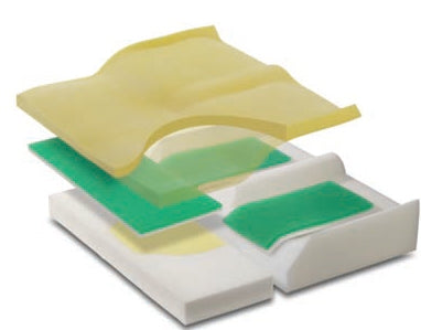 Span America Bariatric Seat Cushion The Equalizer® 22 W X 18 D X 4 H Inch Foam / Polymer - Case of 4 - BEQ2218-04-CS