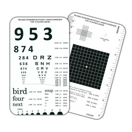 Good-Lite Eye Chart Good-Lite® 14 Inch Distance Lateral Phoria Test - Each - 503200-EA