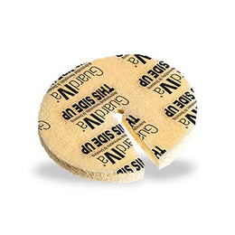 BD Antimicrobial Hemostatic Dressing Disc GuardIVa® CHG (Chlorhexidine Glutonate) / Sponge 1 Inch Disk with 7.0 mm Hole Diameter Sterile - Case of 100 - FP-24-AD012-CS