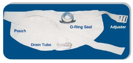 Nu-Hope Laboratories Urostomy System Pouch Nu-Hope™ One-Piece System 7/8 Inch Stoma Pre-Cut - Each - EV5000-002-EA