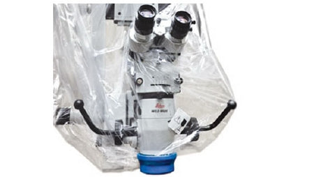 Microtek Medical Microscope Drape VARI-LENS2™ 68 mm Microscopes - Case of 10 - 6140VL2-CS