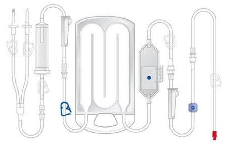 3M Fluid Warming Set Ranger™HiFlow Pump 1 Port 20 Drops / mL Drip Rate With Filter - Case of 1 - 24355-CS