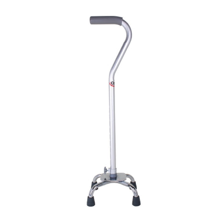 Apex-Carex Healthcare Small Base Quad Cane Carex® Aluminum 28 to 37 Inch Height Silver - Each - FGA73600 0000-EA