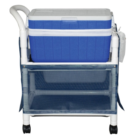 MJM International Hydration Cart 17 X 31 X 37.5 Inch 16 X 27 Inch Shelf Size - Each - 810-EA