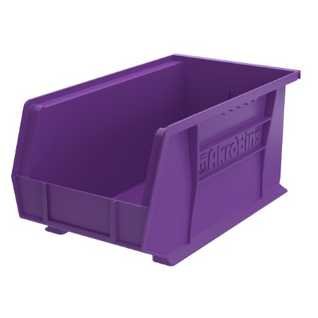 Akro-Mils Storage Bin AkroBins® Purple Plastic 7 X 8-1/4 X 14-3/4 Inch - CT/12 - 30240PURPL-CT