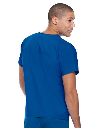 Landau Uniforms Scrub Shirt Large Nautical Blue 1 Pocket Short Sleeve Unisex - Each - 71221NAUTLG-EA